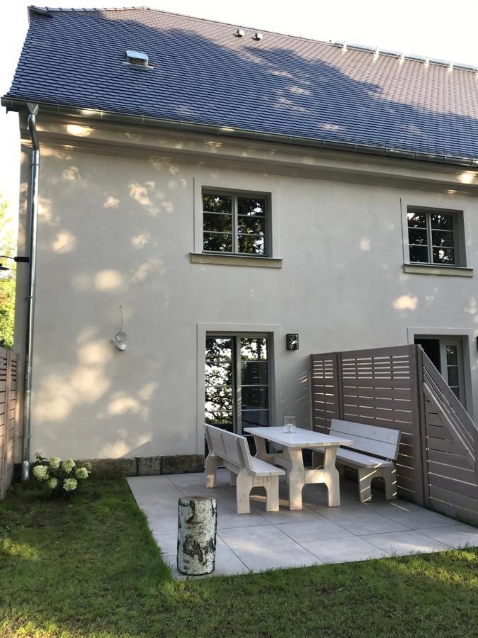 Farmhouse Eckartsberg Im Zittauer Gebirge - Gemuetliche Und Moderne Ferienwohnungen Mit Terrasse Bagian luar foto